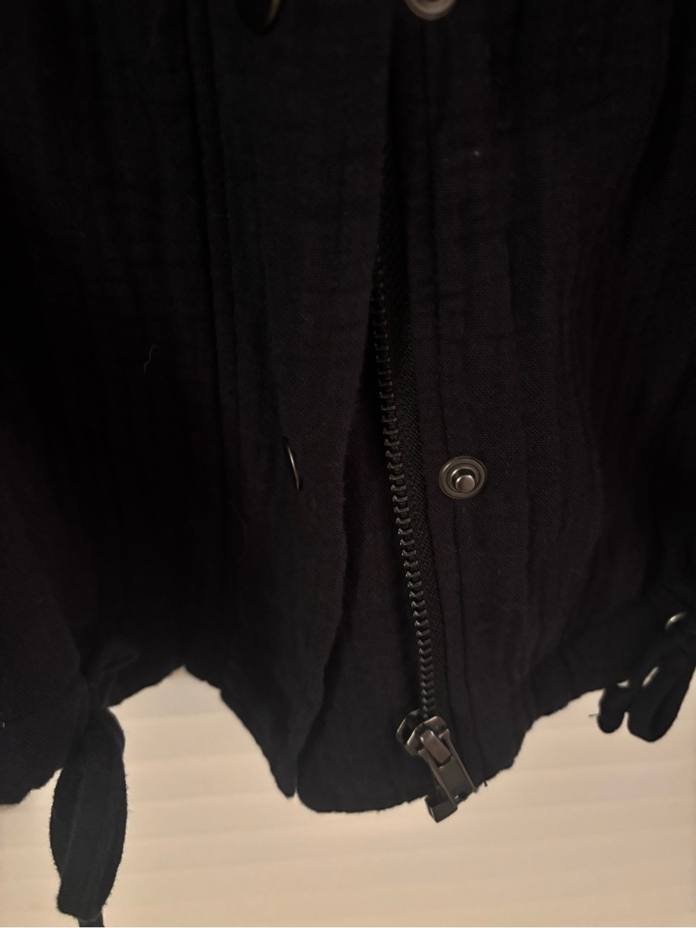 Rails Black Utility Jacket with Button-Front - Picture 4 of 7